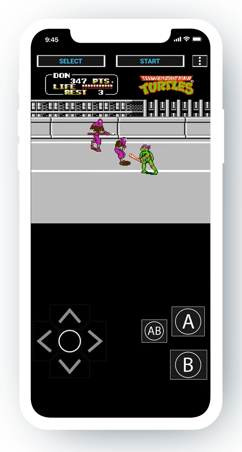 Teenage Mutant Ninja Turtles II Nes Android APK