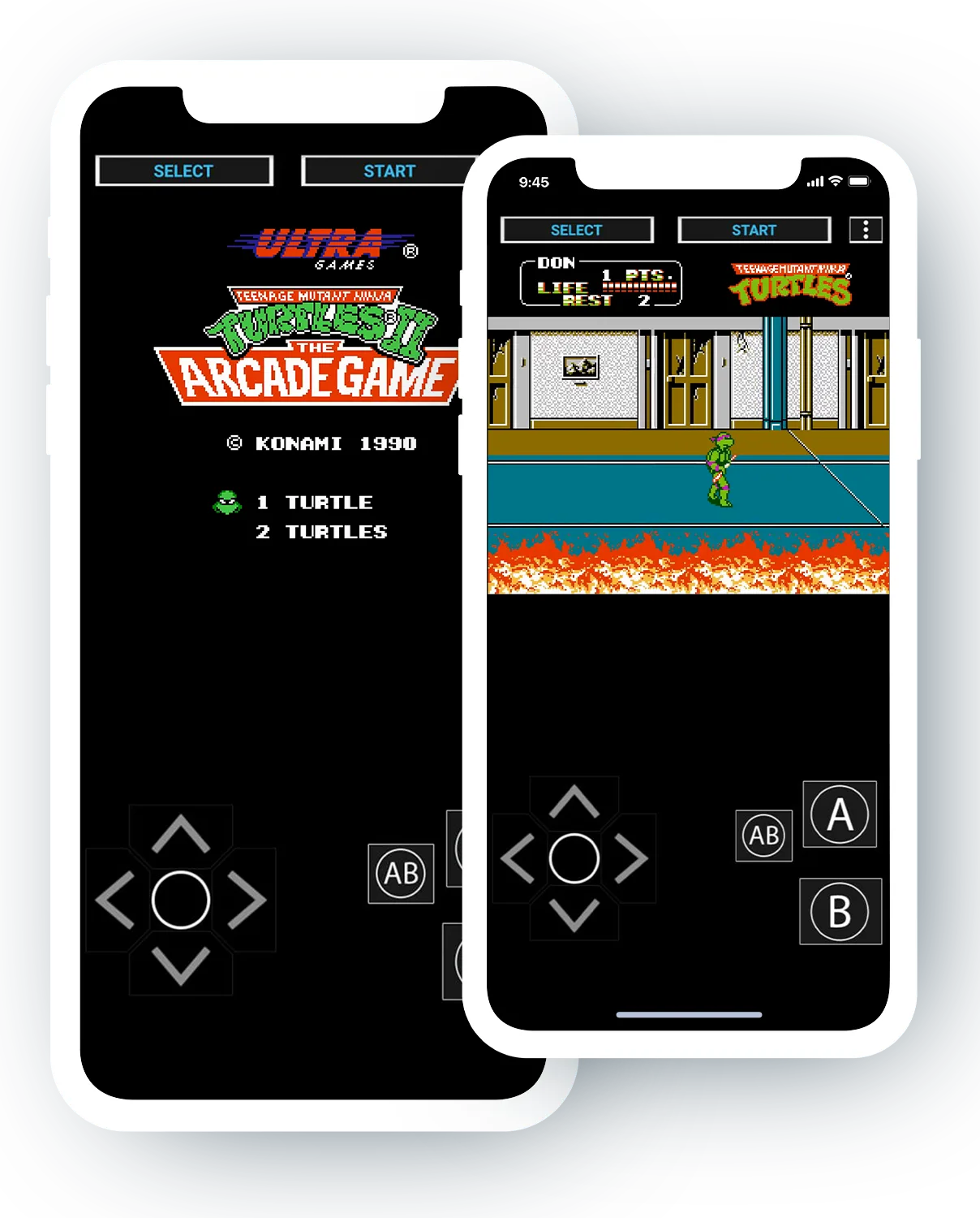 Teenage Mutant Ninja Turtles II Nes Android APK