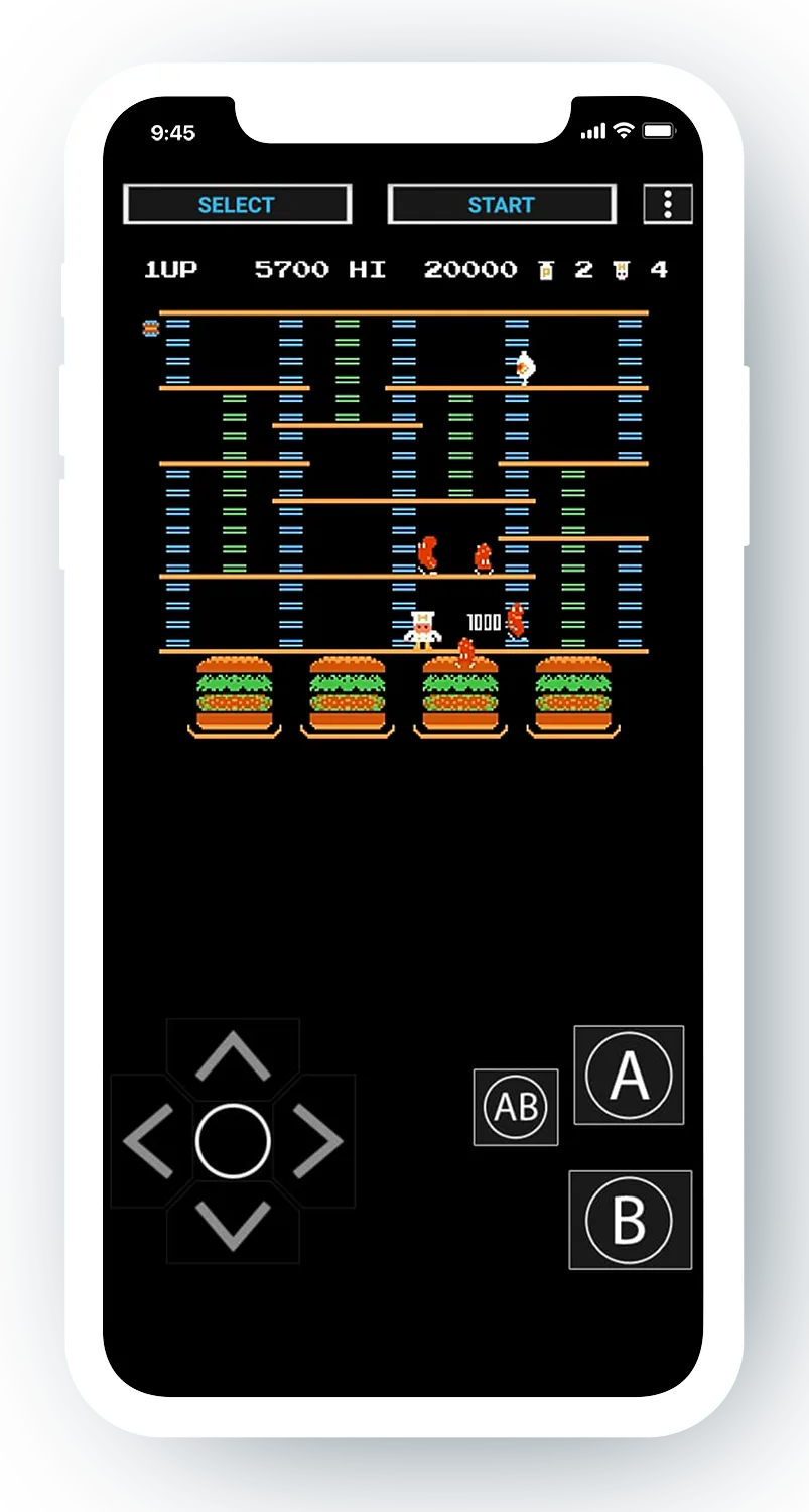 Burger Time NES Android APK