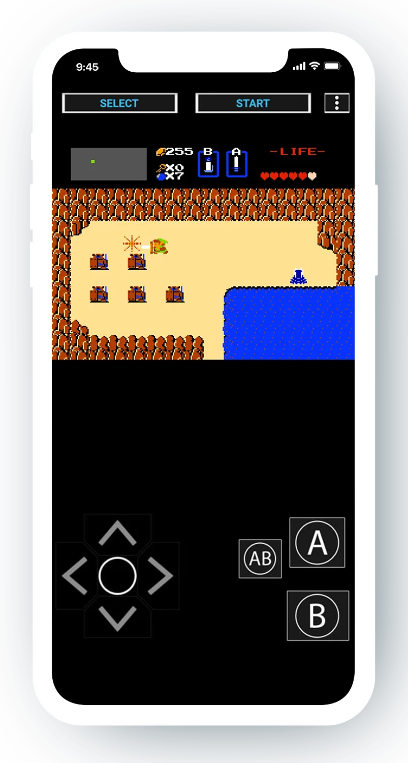 Zelda 1 : The Legend Of Zelda NES For Android APK
