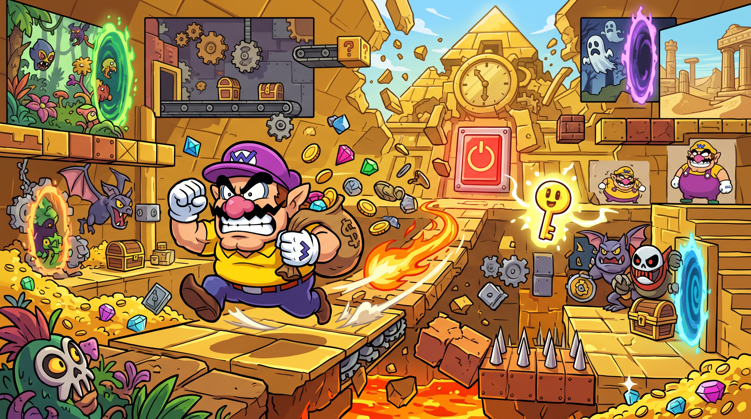 The Secret Behind the Bizarre Genius of Wario Land 4