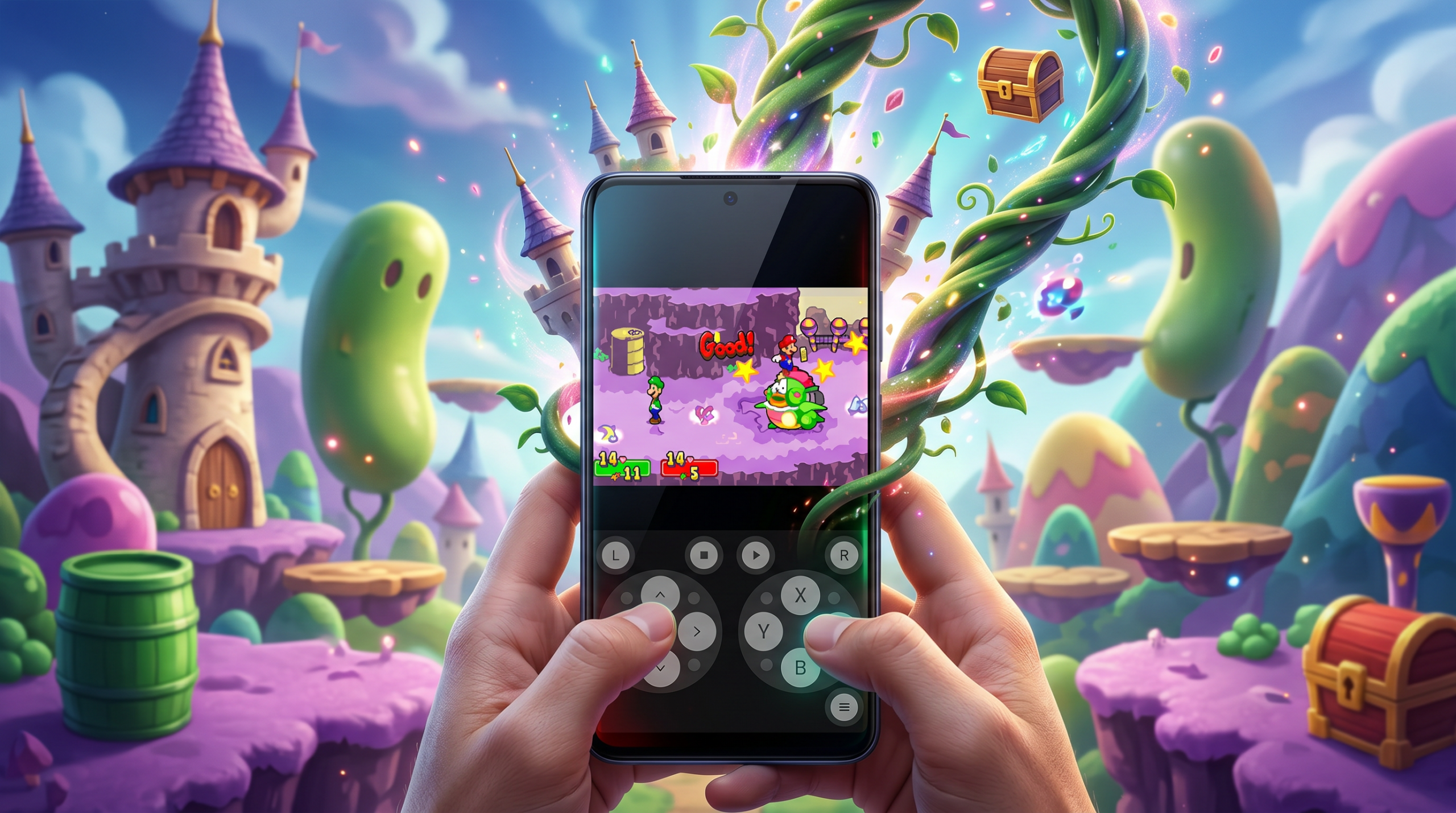 How to Play Mario and Luigi Superstar Saga GBA on Android