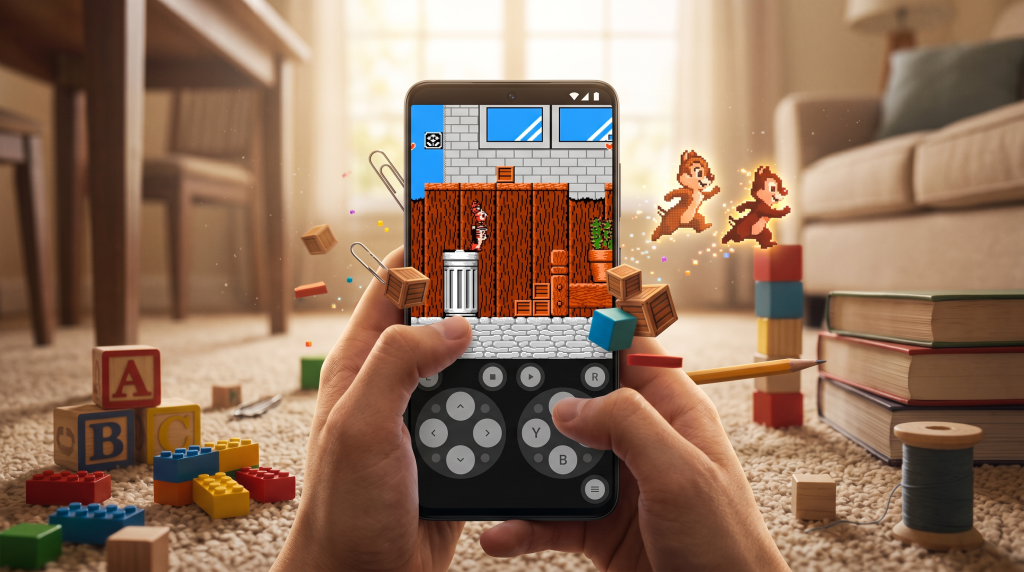 How to Play Chip 'n Dale: Rescue Rangers NES on Android No Emulator Needed
