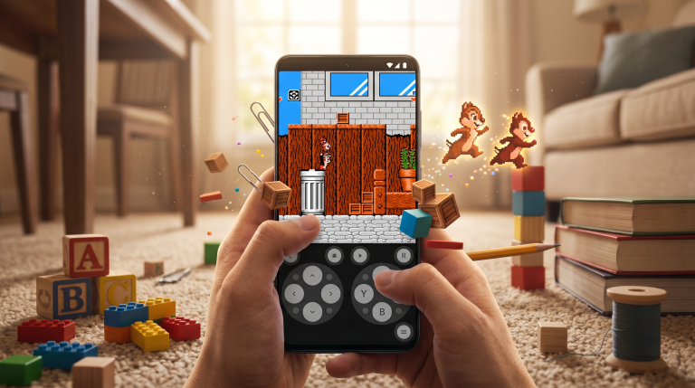 How to Play Chip 'n Dale: Rescue Rangers NES on Android No Emulator Needed