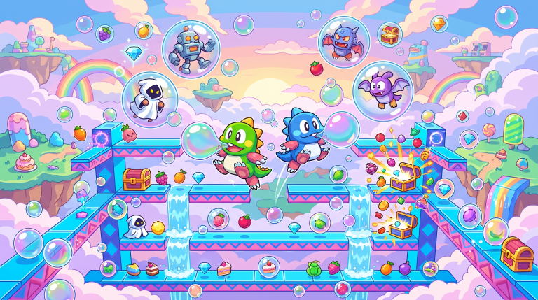 The Surprising Depth of the Bubble Bobble Arcade Game